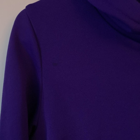 Under Armour purple hoodie. A few pulls and one stain. - Picture 7 of 8